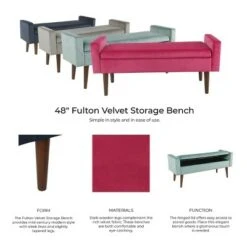 Fulton Storage Bench - Homepop Faux Leather 21 Fulton Storage Bench - Homepop Faux Leather -Ottomans Official Shop unnamed file 6856