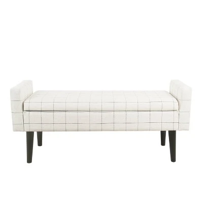 Fulton Storage Bench - Homepop Faux Leather 15 Fulton Storage Bench - Homepop Faux Leather - Image 13