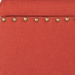 Fabric Upholste Wooden Storage Bench with Nail Head Trim - Benzara Blue/brown -Ottomans Official Shop unnamed file 6887