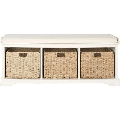 Lonan Wicker Storage Bench - Safavieh 7 Lonan Wicker Storage Bench - Safavieh - Image 5