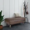 Ethan Rectangular Storage Ottoman - WyndenHall Distressed Saddle Brown -Ottomans Official Shop unnamed file 6938