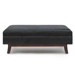 Ethan Rectangular Storage Ottoman - WyndenHall Distressed Saddle Brown -Ottomans Official Shop unnamed file 6946