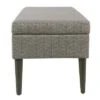 Mid Century Storage Bench Textured Gray - HomePop -Ottomans Official Shop unnamed file 6970