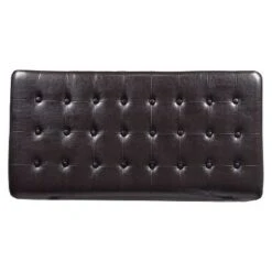 Deluxe Tufted Storage Bench Espresso - HomePop -Ottomans Official Shop unnamed file 7058