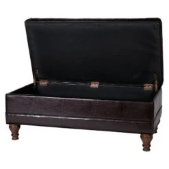 Deluxe Tufted Storage Bench Espresso - HomePop -Ottomans Official Shop unnamed file 7059