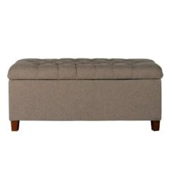 Tufted Storage Bench - HomePop Brown 19 Tufted Storage Bench - HomePop Brown -Ottomans Official Shop unnamed file 7089