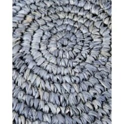 Sandbar Stool with Rafia Cushion Blue/Tan - East at Main 7 Sandbar Stool with Rafia Cushion Blue/Tan - East at Main -Ottomans Official Shop unnamed file 71