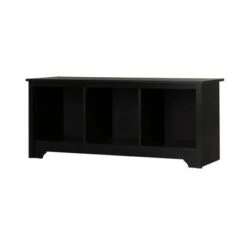 Vito Cubby Storage Bench - South Shore Pure Black -Ottomans Official Shop unnamed file 7121
