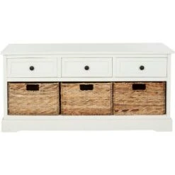 Damien 3 Drawer Storage Bench - Safavieh -Ottomans Official Shop unnamed file 7127