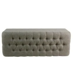 Homepop 48" Macalester Tufted Storage Bench Brown Faux Leather 14 Homepop 48" Macalester Tufted Storage Bench Brown Faux Leather -Ottomans Official Shop unnamed file 7139