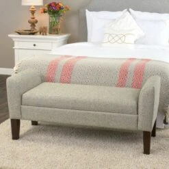 Tara Storage Bench Settee Gray - HomePop -Ottomans Official Shop unnamed file 7149