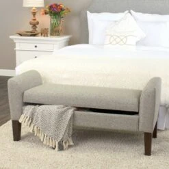 Tara Storage Bench Settee Gray - HomePop -Ottomans Official Shop unnamed file 7150