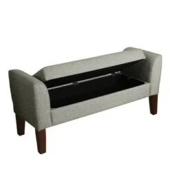 Tara Storage Bench Settee Gray - HomePop -Ottomans Official Shop unnamed file 7156