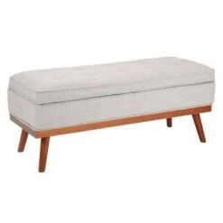 Katheryn Storage Bench - OSP Home Furnishings Tangerine -Ottomans Official Shop unnamed file 7179