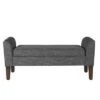 Tara Storage Bench Settee Heathered Gray - HomePop -Ottomans Official Shop unnamed file 7207