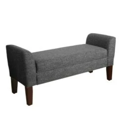Tara Storage Bench Settee Heathered Gray - HomePop -Ottomans Official Shop unnamed file 7208