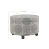Round Storage Otttoman - HomePop Gray -Ottomans Official Shop unnamed file 7241