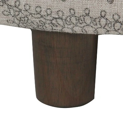 Round Storage Otttoman - HomePop Gray 7 Round Storage Otttoman - HomePop Gray - Image 5