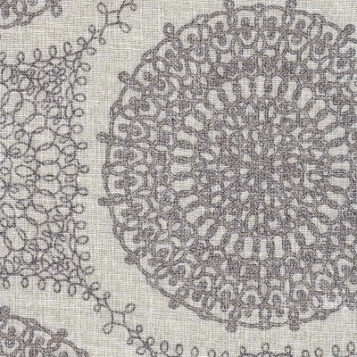 Round Storage Otttoman - HomePop Gray 8 Round Storage Otttoman - HomePop Gray - Image 6