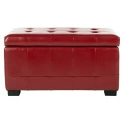 Small Manhattan Storage Bench - Safavieh Brown -Ottomans Official Shop unnamed file 7282