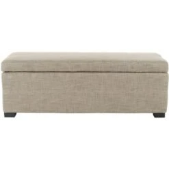 Madison Large Storage Bench - Safavieh Taupe -Ottomans Official Shop unnamed file 7309