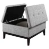 Coffee Table with Storage 18" - Gray - Ore International -Ottomans Official Shop unnamed file 7323