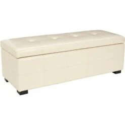 Maiden Tufted Storage Bench Lg - Flat Cream - Safavieh 6 Maiden Tufted Storage Bench Lg - Flat Cream - Safavieh -Ottomans Official Shop unnamed file 7429