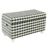 Storage Bench Black Plaid - HomePop -Ottomans Official Shop unnamed file 7467