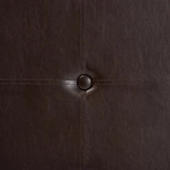 Rance Faux Leather Upholstered and Metal Shoe Storage Bench Dark Brown/Black - Baxton Studio -Ottomans Official Shop unnamed file 7491