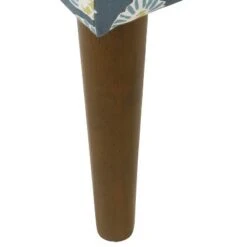 Mid-Century Storage Bench Teal Floral - HomePop -Ottomans Official Shop unnamed file 7509