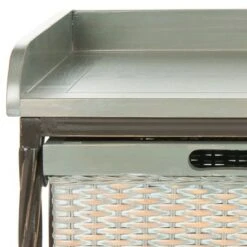 Noah 2 Drawer Wooden Storage Bench - Antique Pewter/French Grey - Safavieh -Ottomans Official Shop unnamed file 7533