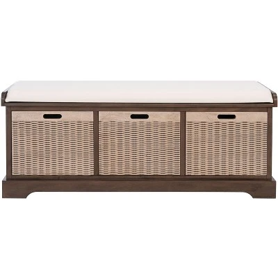 Landers 3 Drawer/Cusion Storage Bench - Safavieh 11 Landers 3 Drawer/Cusion Storage Bench - Safavieh - Image 9