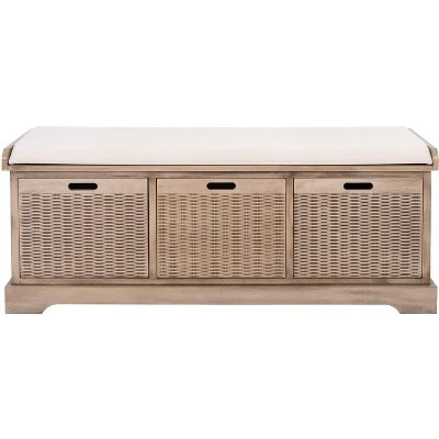Landers 3 Drawer/Cusion Storage Bench - Safavieh 12 Landers 3 Drawer/Cusion Storage Bench - Safavieh - Image 10