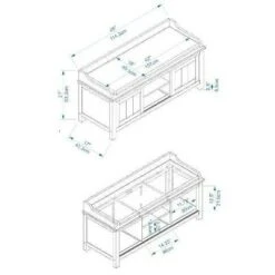 Lakeville Storage Bench White - Linon -Ottomans Official Shop unnamed file 7615