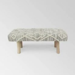 Laveta Boho Rectangular Bench - Christopher Knight Home Brown -Ottomans Official Shop unnamed file 762