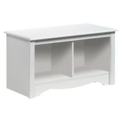 Twin Cubbie Bench White - Prepac