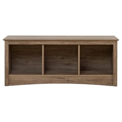 Cubbie Bench - Prepac Gray 4 Cubbie Bench - Prepac Gray - Image 2