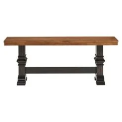 South Hill Baluster Base Bench - Inspire Q Gray -Ottomans Official Shop unnamed file 767