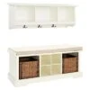 2pc Brennan Entryway Bench and Shelf Set - Crosley Natural 2 2pc Brennan Entryway Bench and Shelf Set - Crosley Natural -Ottomans Official Shop unnamed file 7672