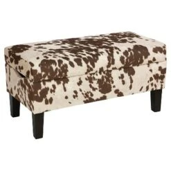 Bedroom Patterned Storage Bench - Skyline Furniture Sahara Midnight White Flax 16 Bedroom Patterned Storage Bench - Skyline Furniture Sahara Midnight White Flax -Ottomans Official Shop unnamed file 7686