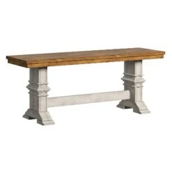 South Hill Baluster Base Bench - Inspire Q Gray -Ottomans Official Shop unnamed file 770