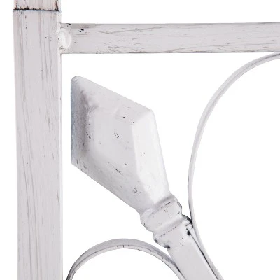 Entryway Hall Tree Bench with Storage Distressed White - Aiden Lane 12 Entryway Hall Tree Bench with Storage Distressed White - Aiden Lane - Image 10