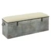 Wood Farmhouse Storage Bench Gray - Olivia & May -Ottomans Official Shop unnamed file 7713