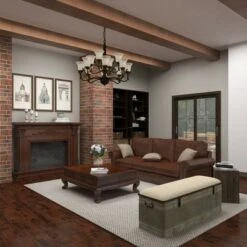 Wood Farmhouse Storage Bench Gray - Olivia & May -Ottomans Official Shop unnamed file 7726