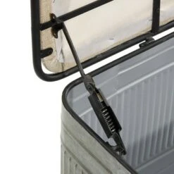 Wood Farmhouse Storage Bench Gray - Olivia & May -Ottomans Official Shop unnamed file 7730