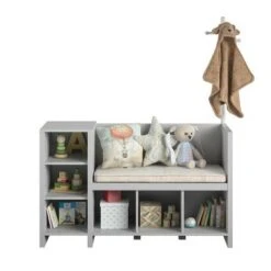 RealRooms Jocelyn Storage Bench and Coat Rack -Ottomans Official Shop unnamed file 7770