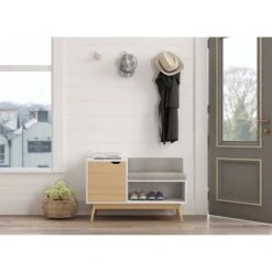 Blythe Sectional Storage Bench White/Natural - Jamesdar -Ottomans Official Shop unnamed file 7777