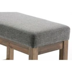 Small Madison Footstool Ottoman Bench - WyndenHall Gray 22 Small Madison Footstool Ottoman Bench - WyndenHall Gray -Ottomans Official Shop unnamed file 779
