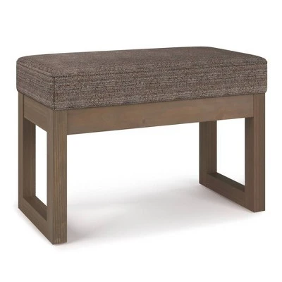 Small Madison Footstool Ottoman Bench - WyndenHall Gray 9 Small Madison Footstool Ottoman Bench - WyndenHall Gray - Image 7