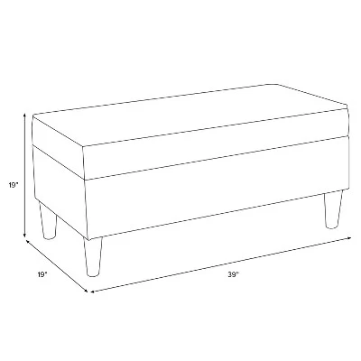 Jaxson Storage Bench Terrazzo Emerald Ochre - Skyline Furniture 7 Jaxson Storage Bench Terrazzo Emerald Ochre - Skyline Furniture - Image 5